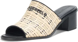 Karl Lagerfeld Paris Women's Everyday Cushioned Insole Harford-Sandal Mule Wedge
