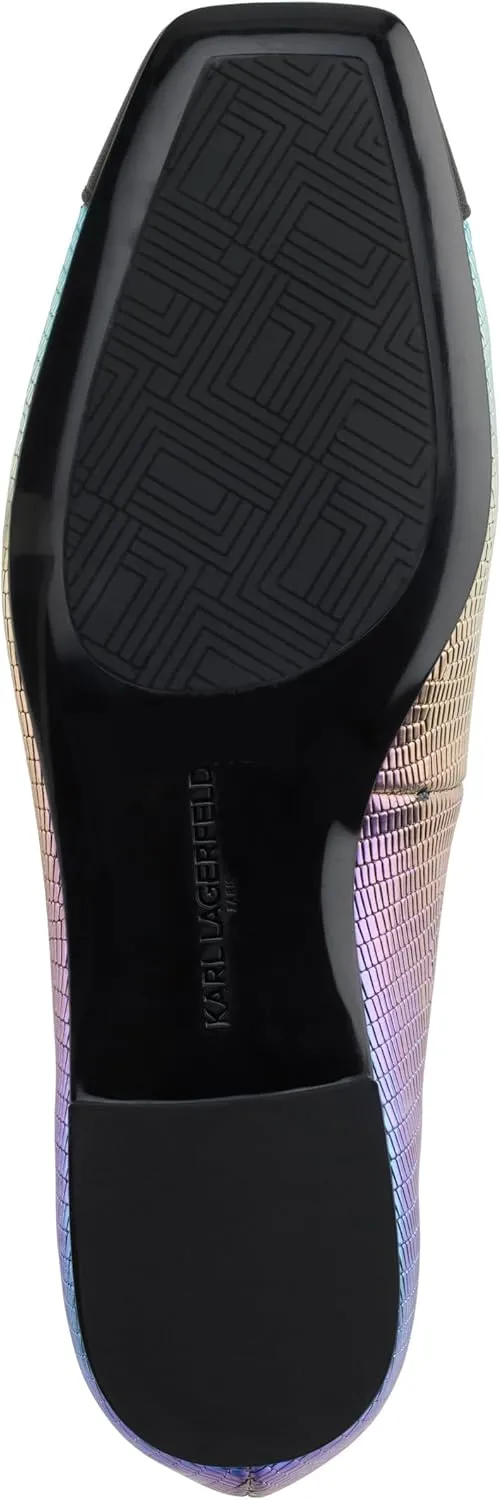 KARL LAGERFELD Women's Zayne Stones Everyday Ballet Flat
