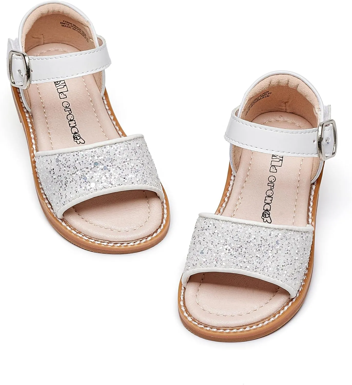 Kiderence Toddler Girls Sandals Little Girls Kids Summer Shoes Toddler Sandals