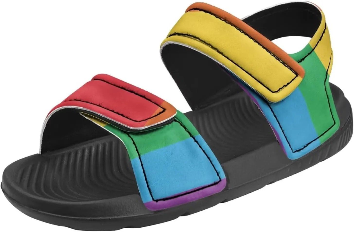 Kids Sandals Summer Non-slip Open Toe Slippers Double Buckle Toddler Two Strapped Teens Casual Athletic Summer Shoe