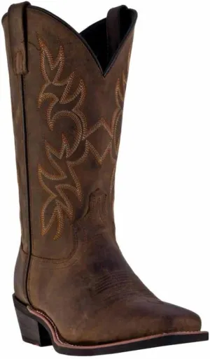 Laredo Mens Breakout Square Toe Casual Boots Mid Calf - Brown
