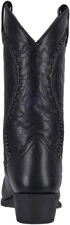 Laredo Mens Laramie Snip Toe Dress Boots Mid Calf - Black