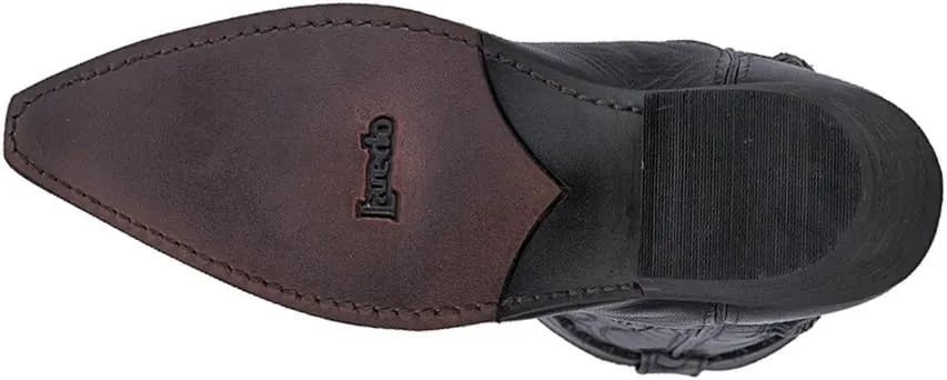 Laredo Mens Laramie Snip Toe Dress Boots Mid Calf - Black