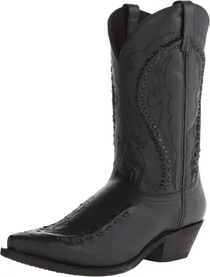 Laredo Mens Laramie Snip Toe Dress Boots Mid Calf - Black