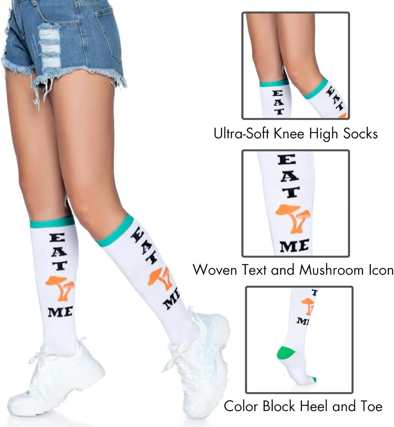 Leg Avenue Women's Athletic Knee Socks