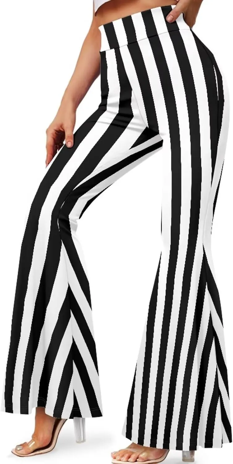 Leggings for Women Plus Size Yoga Pants, Buttery Soft Bell Bottom Palazzo, Skin-Friendly and Stretchy Slim-Fit