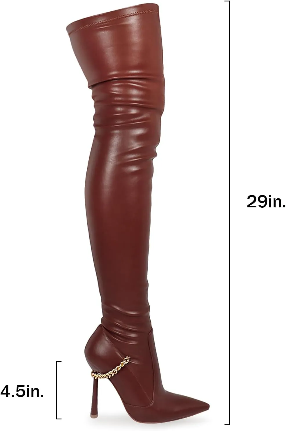 Liliana Footwear Women's Over The Knee Boots, VIKKI-1