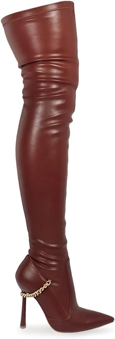 Liliana Footwear Women's Over The Knee Boots, VIKKI-1
