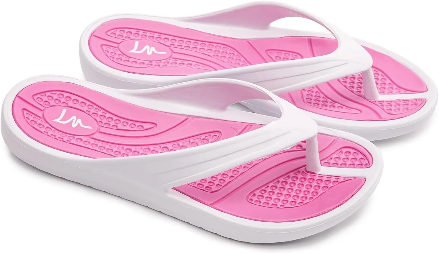 LM Women's Flip Flops Thong Sandals Casual Sandals Shower Shoes Beach Slippers Slides Slip on Water Shoes