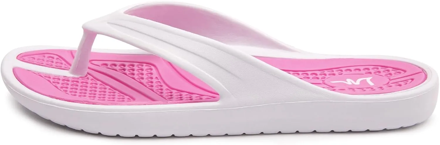 LM Women's Flip Flops Thong Sandals Casual Sandals Shower Shoes Beach Slippers Slides Slip on Water Shoes
