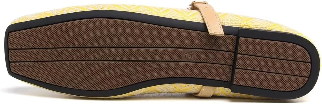 LUXINYU Women's Slip on Flats,Traditional Chinese Style Embroidered Round Toe Ballet Flats Shoes
