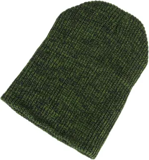 Men Knit Beanie Hat Warm Woolen Cap for Stylish Hip for Casual Wear with Sweaters Scarves and Boots Green