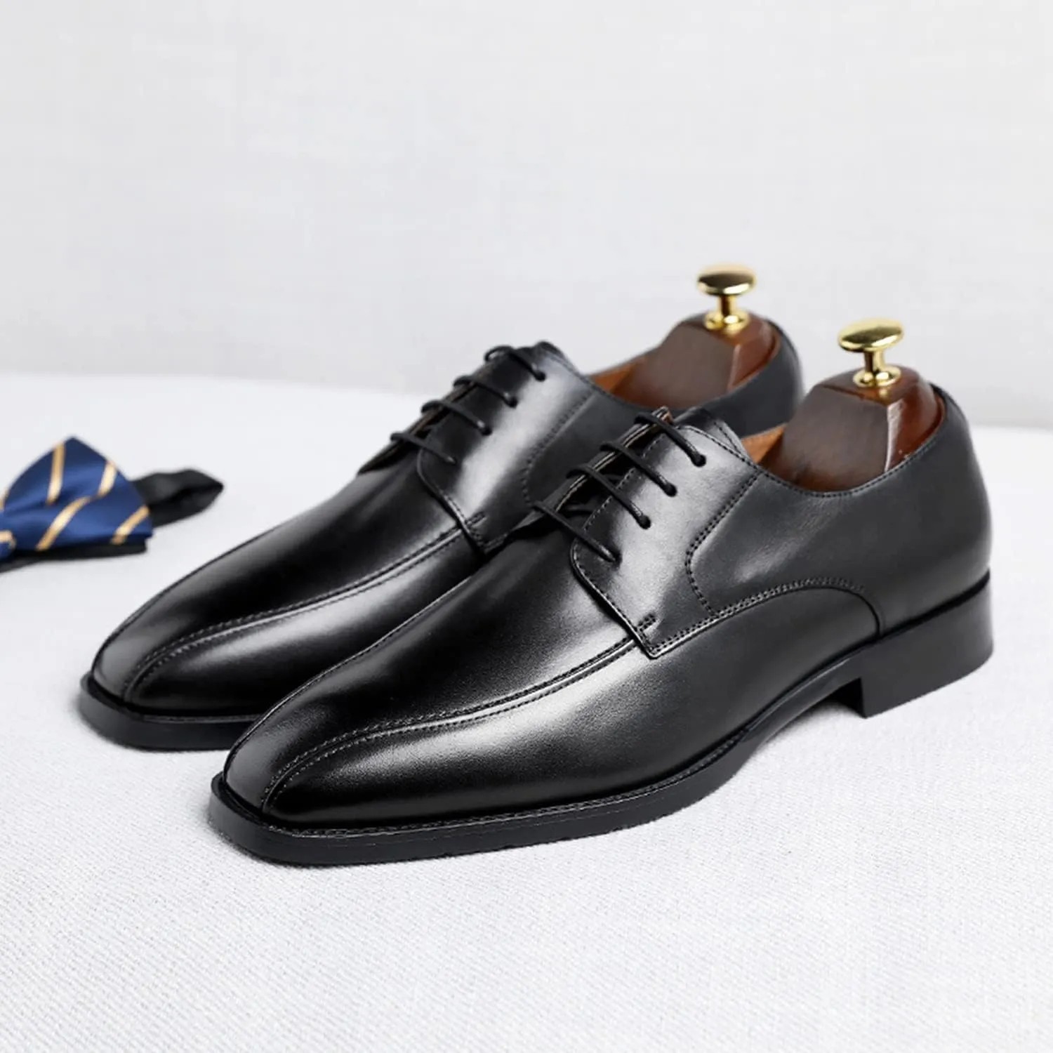 Men's Dress Oxford Formal Shoes Classic Lace-ups Comfort Business Wedding Derby Shoes for Men