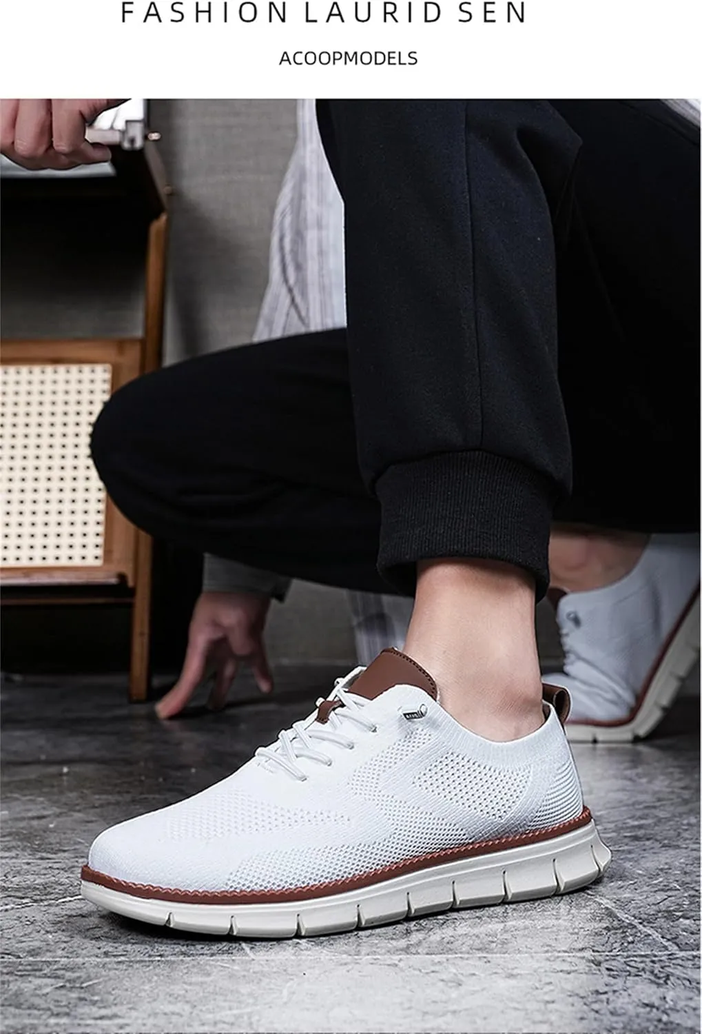 Mens Wearbreeze Shoes, Breeze Shoes for Men, Urban Ultra Comfortable Shoes,Men's Mesh Dress Sneakers Business Shoes