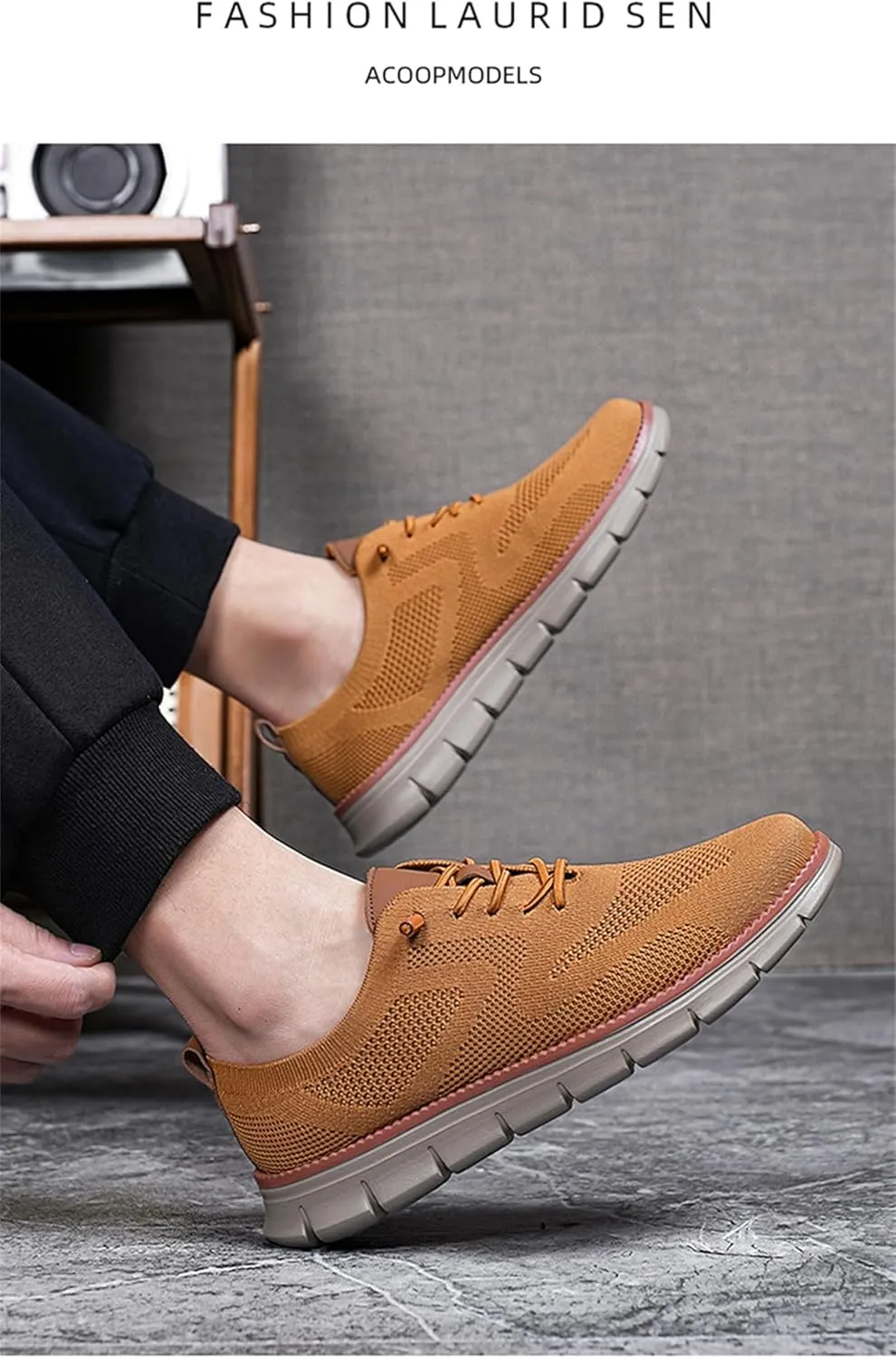 Mens Wearbreeze Shoes, Breeze Shoes for Men, Urban Ultra Comfortable Shoes,Men's Mesh Dress Sneakers Business Shoes