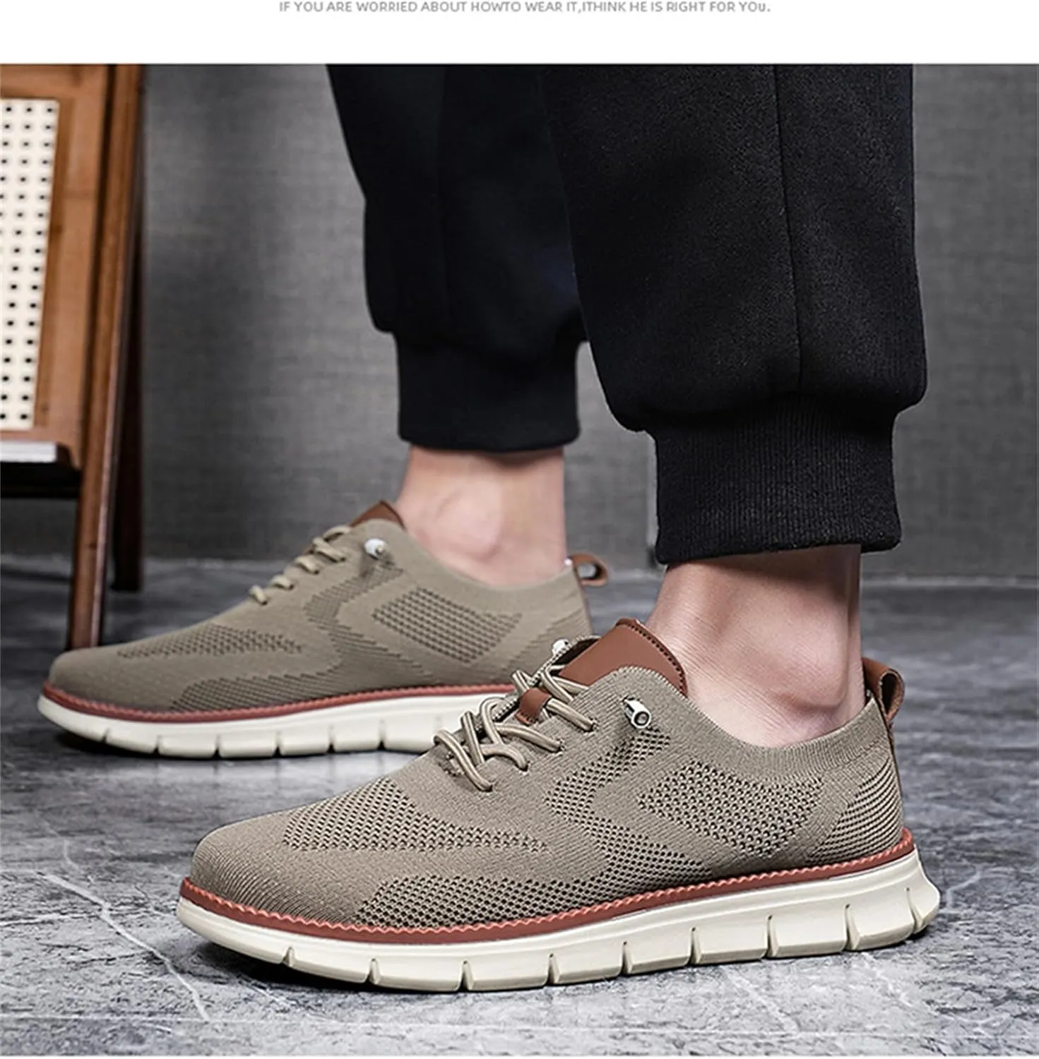 Mens Wearbreeze Shoes, Breeze Shoes for Men, Urban Ultra Comfortable Shoes,Men's Mesh Dress Sneakers Business Shoes