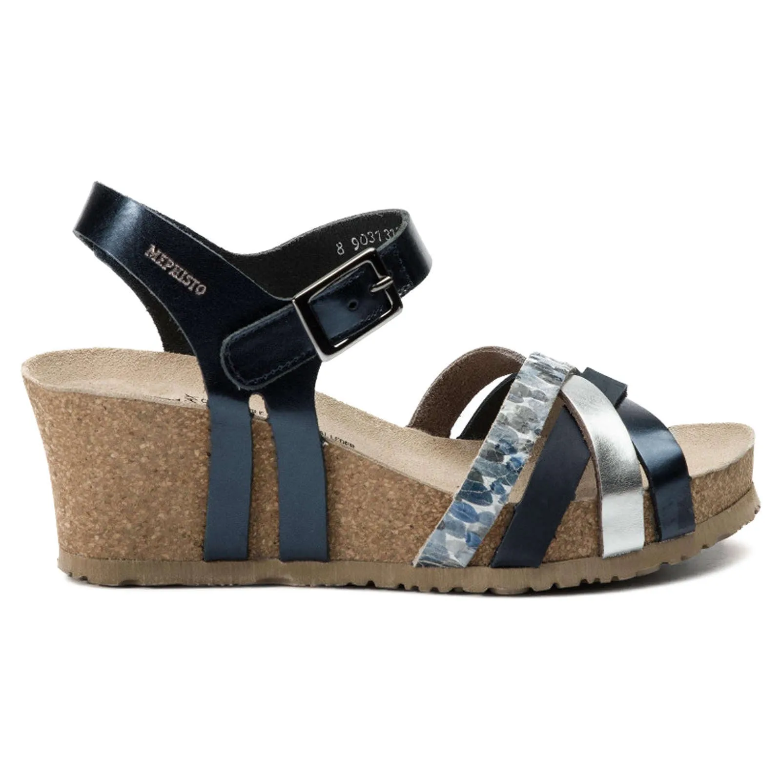 Mephisto Lanny Nubuck Leather Women's Wedge Sandals