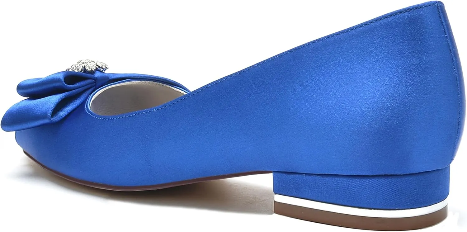 Minishion Ladies Girls Flats for Wedding Dress D-Orsay Peep Toe Evening Formal Sandals Shoes BR211