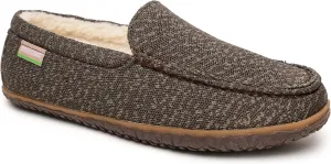 Minnetonka Men’s Ecowise Elm - Slip-On Casual Loafers Designed with Recycled Berber Lining, Removable Contoured Footbed, MinnTREAD Rubber with Rice Husk Sole, and Repurposed Fabric Upper