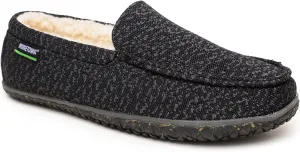 Minnetonka Men’s Ecowise Elm - Slip-On Casual Loafers Designed with Recycled Berber Lining, Removable Contoured Footbed, MinnTREAD Rubber with Rice Husk Sole, and Repurposed Fabric Upper