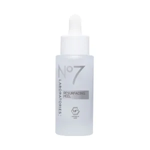 No7 Laboratories Resurfacing Peel 15% Glycolic Acid - Skin Resurfacing Face Peel for Smoother Skin - Brightening Pore Cleanser   Face Peeling Treatment for Impurities & Dead Skin Cells (30ml)