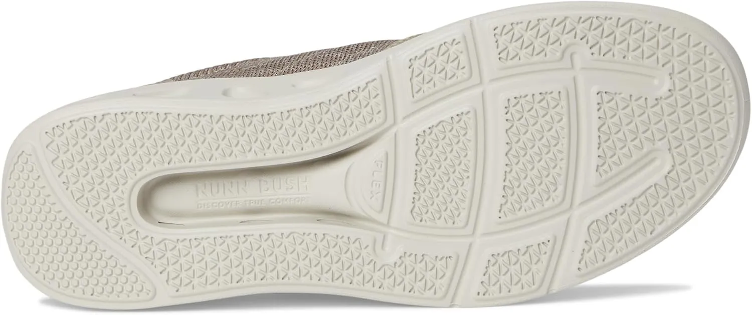 Nunn Bush Men's Ponte Knit Moc Toe Sneakers Hybrid Oxford Casual Lightweight Athletic Style Lace Up