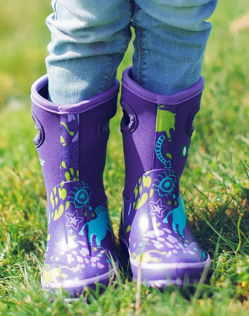 OAKI Kid's Neoprene Rain Boots, Snow Boots, Muck Boots
