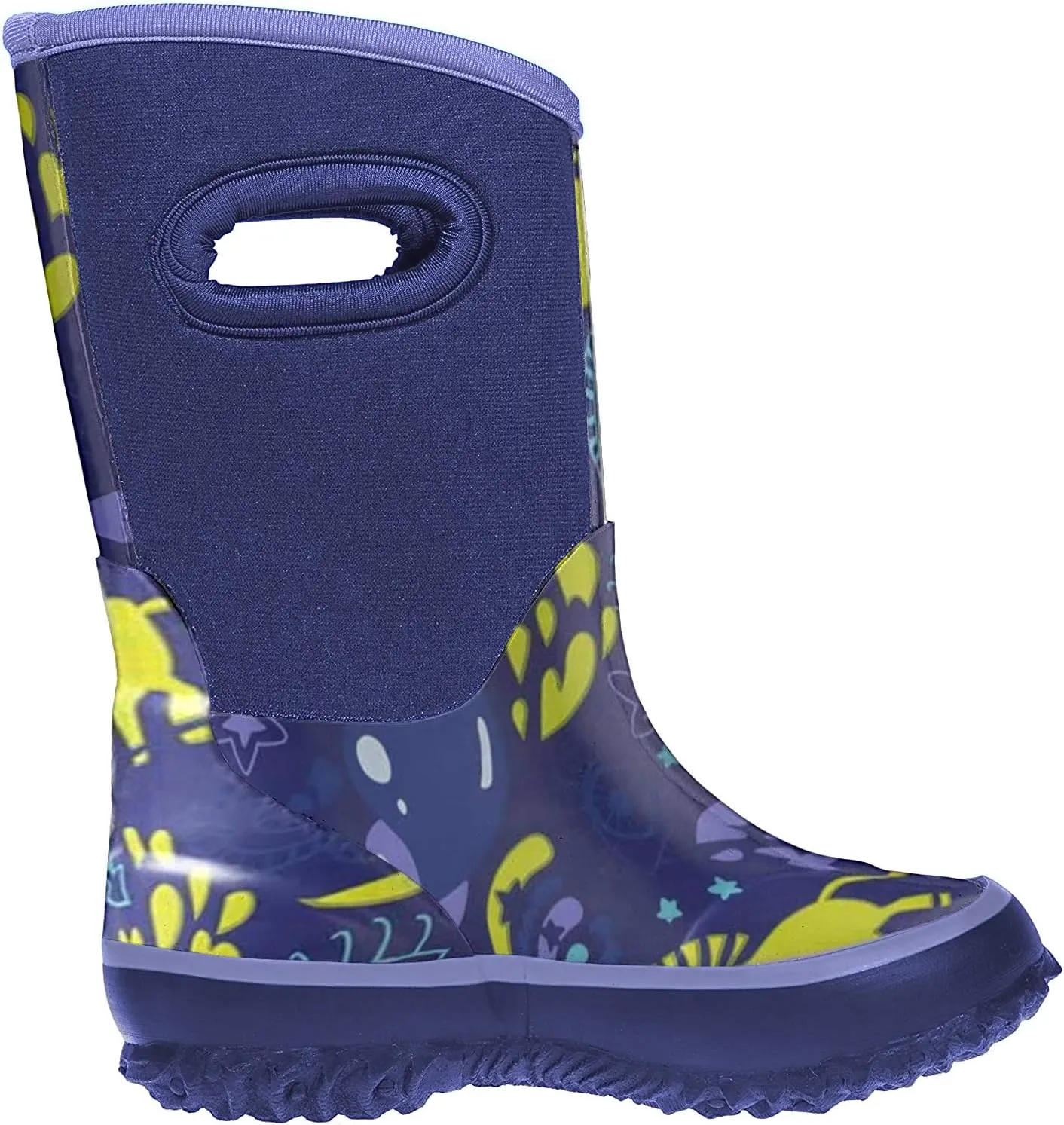 OAKI Kid's Neoprene Rain Boots, Snow Boots, Muck Boots