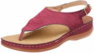 Orthopedic Sandals for Women Sandals Closed Toe Wedge Shoes Dressy Summer Beach Slides Walking Flip Flops for Women Ankle Strap Slip On Platform Sandals Comfortable Womens Orthopedic Sandal