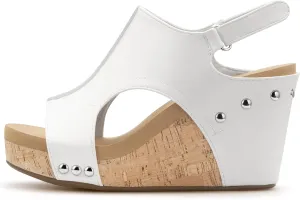 PARTY Womens Wedge Sandals With Strap for Dressy Ladies Sandals Casual 3 Inch Wedge