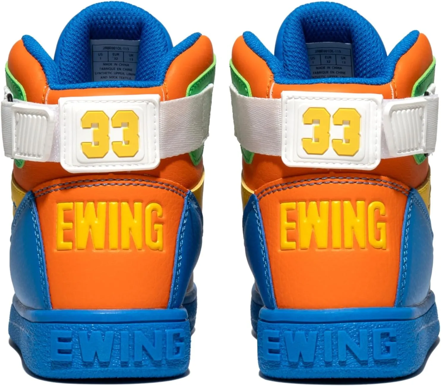PATRICK EWING ATHLETICS KIDS PRE-SCHOOL 33 HI ORION Multicolor - Retro-Inspired Sneakers with Hybrid Design