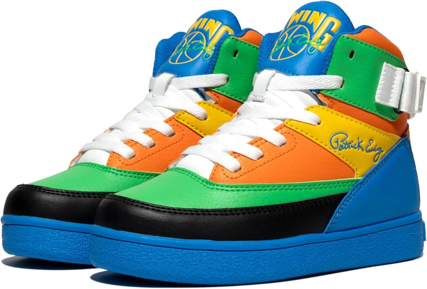 PATRICK EWING ATHLETICS KIDS PRE-SCHOOL 33 HI ORION Multicolor - Retro-Inspired Sneakers with Hybrid Design
