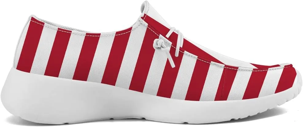 Patriotic Shoes for Women Men Slip-on Loafers Canvas Shoes Gifts for Men Women