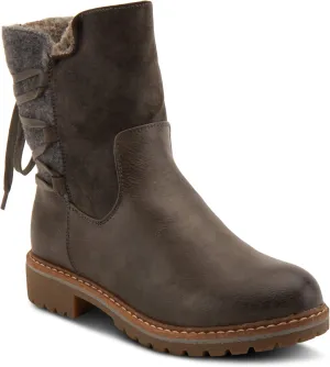 PATRIZIA Spring Step Dawna Ankle Boots for Women - Pull-On Ladies Boots with Zipper Closure - Tonal stitching Womens Boots for Outdoor