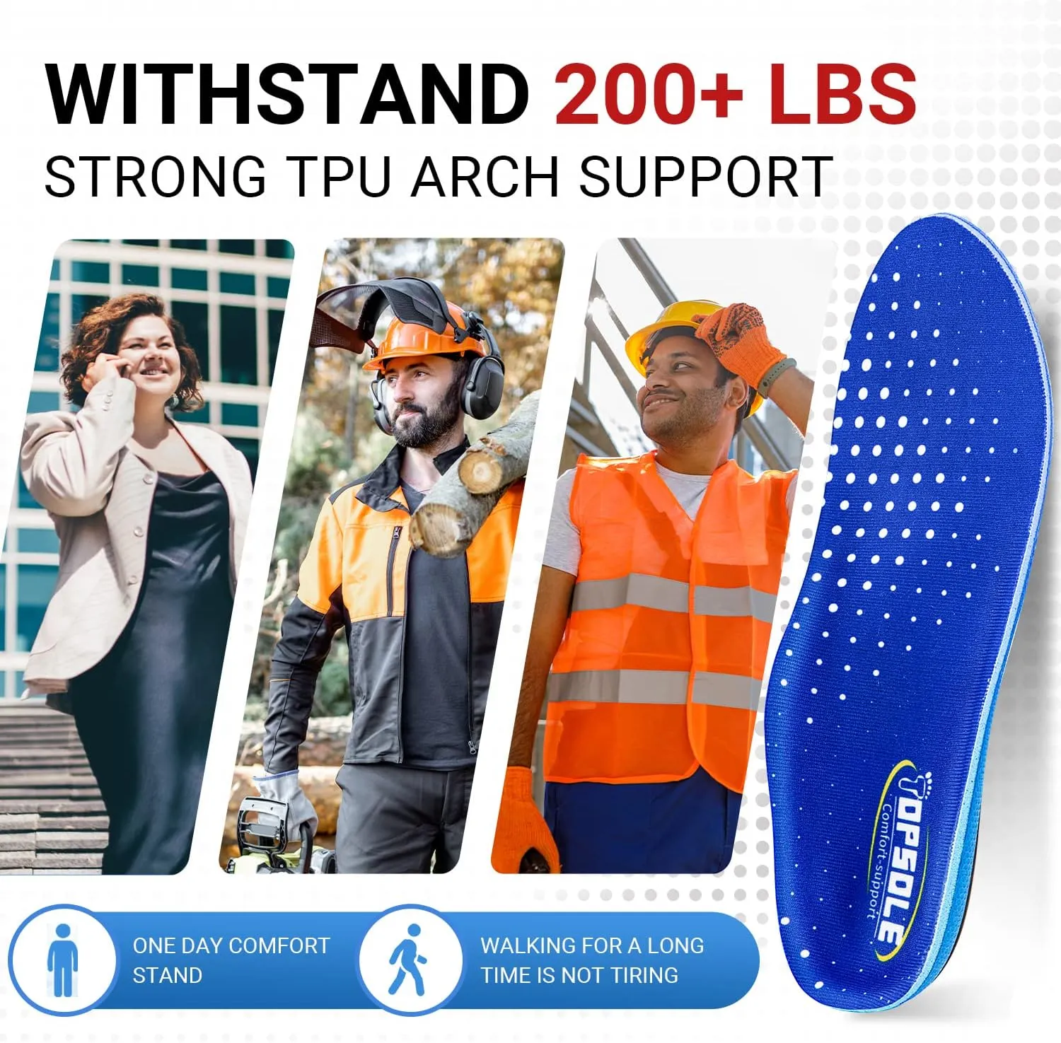 Plantar Fasciitis Unisex Shoe Insert, Heel, Boot