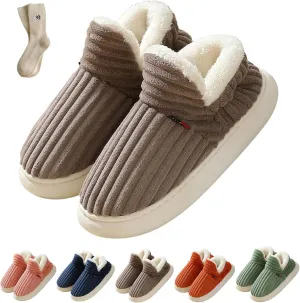Pluffi Cozy Stylish Slipper Booties, Winter Fluffy House Shoes for Women & Men