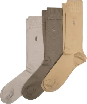 Polo Ralph Lauren Men's Supersoft Flat Crew Socks (3 Pairs)