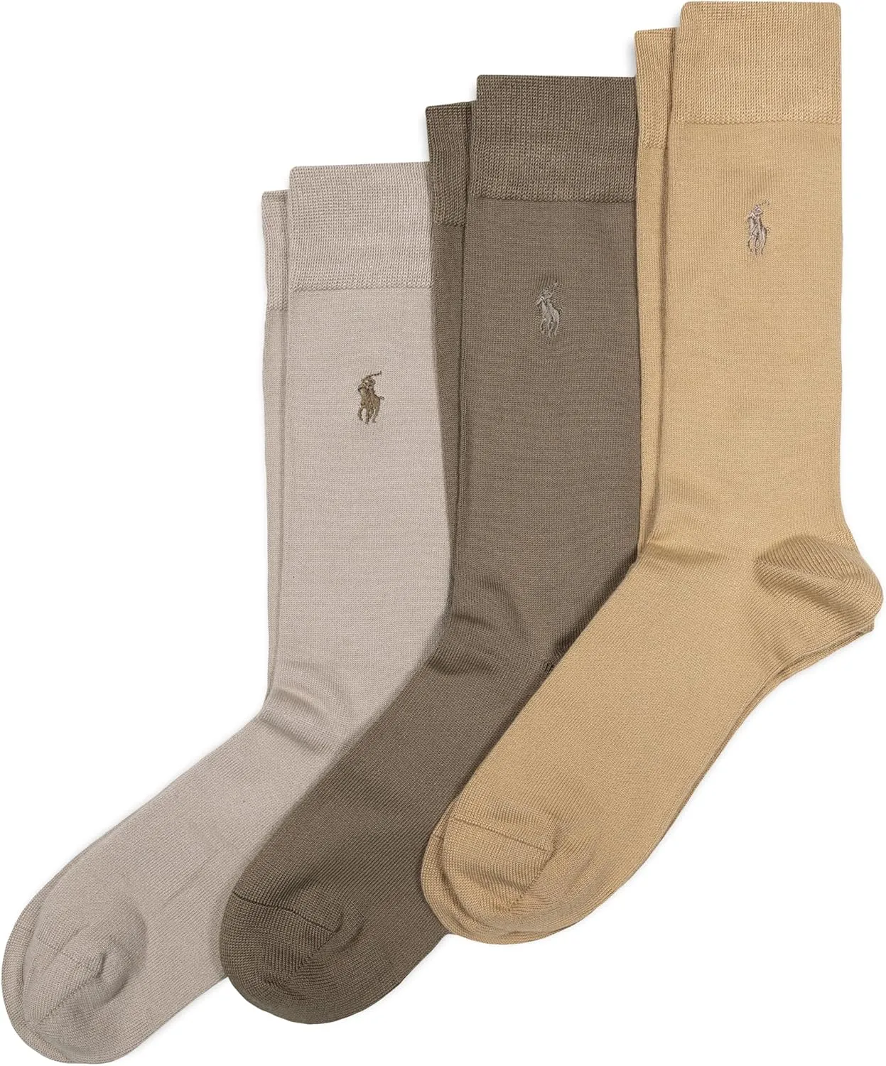 Polo Ralph Lauren Men's Supersoft Flat Crew Socks (3 Pairs)