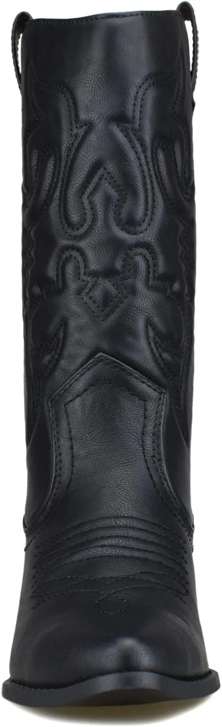 Premier Standard Women's Western Cowboy Pointed Toe Knee High Pull On Tabs Boots