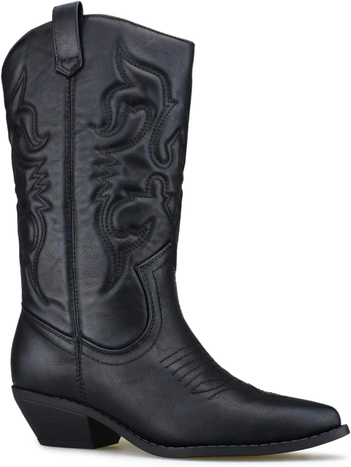 Premier Standard Women's Western Cowboy Pointed Toe Knee High Pull On Tabs Boots