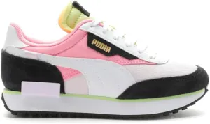 PUMA Kids Girls Future Rider Bouquet Lace Up Sneakers Shoes Casual - Black, Pink, White - Size 4.5 M, 38820501
