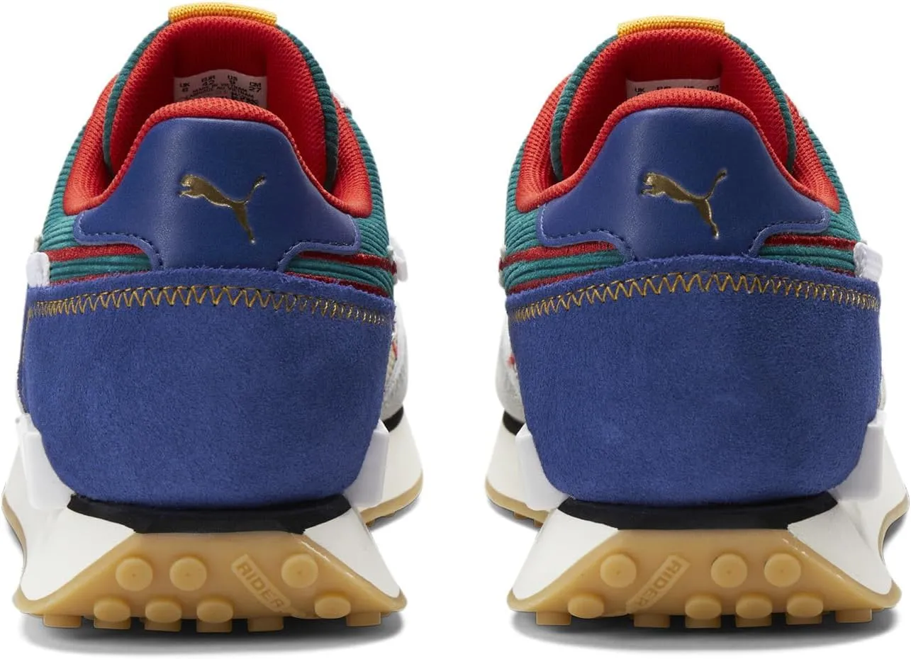 Puma Mens Future Rider Nh Blue Lace Up Sneakers Shoes Casual - Multi