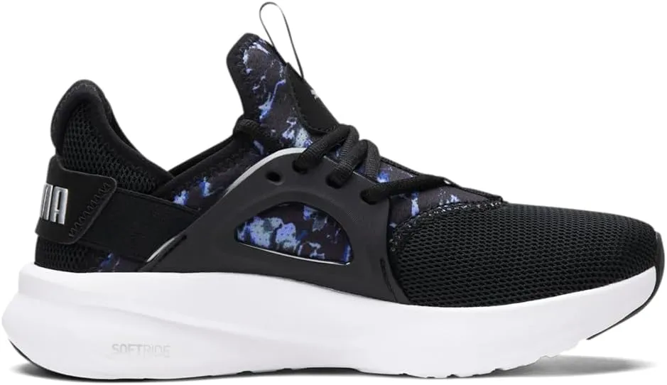 PUMA Womens Softride Enzo Evo Abstract Lace Up Sneakers Shoes Casual - Black - Size 11 M