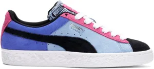 PUMA Womens Suede Classix Perforated Lace Up Sneakers Shoes Casual - Blue, Multi - Size 6 M