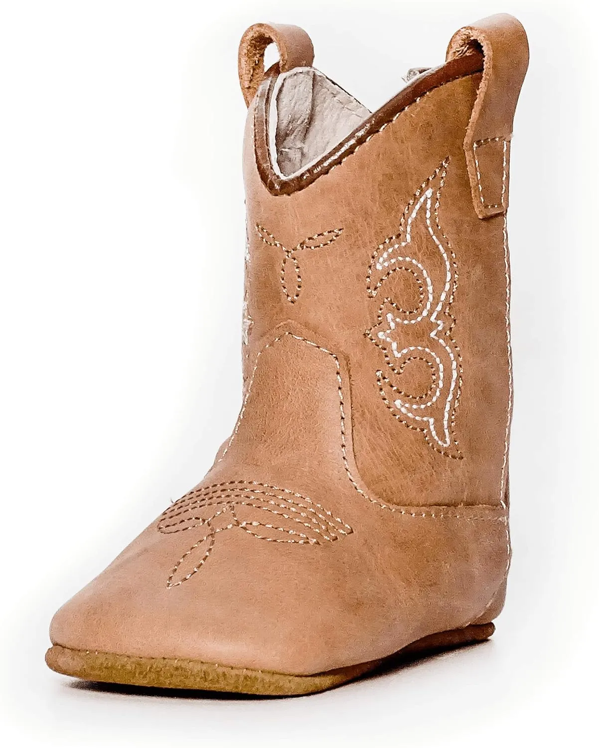 Real Leather Soft Sole Cowboy Boots for Baby Infant Toddler Boys Girls Newborn Crib Prewalkers Or Special Occasion