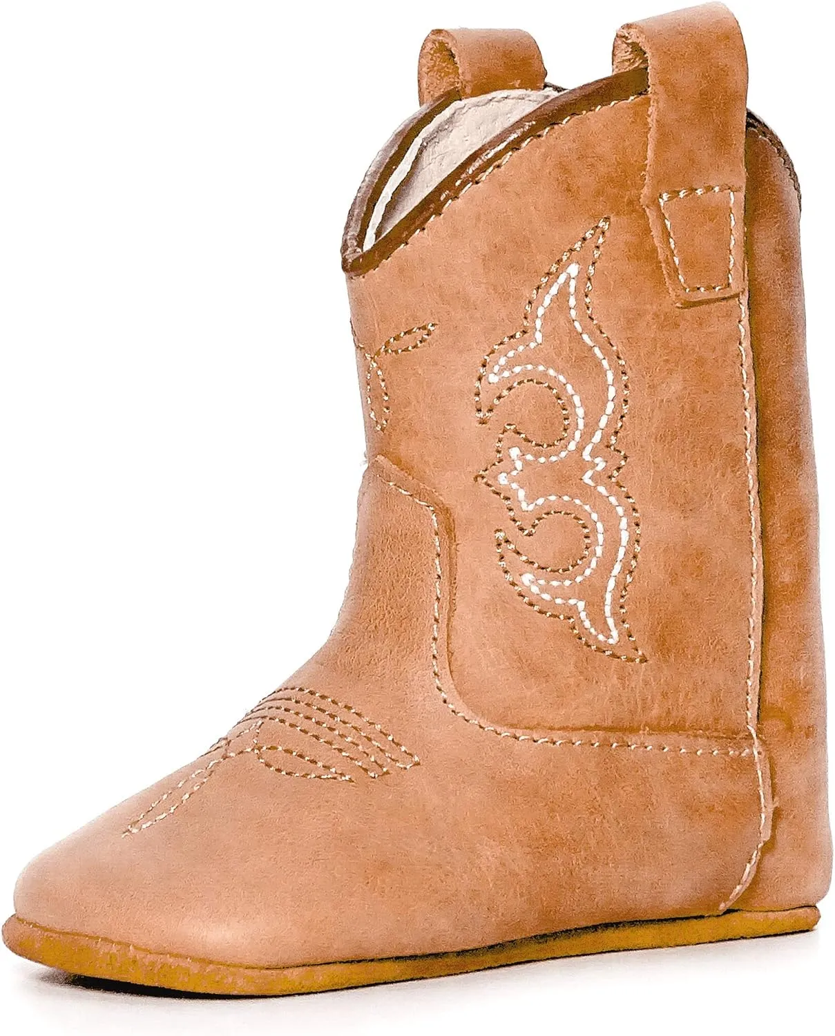 Real Leather Soft Sole Cowboy Boots for Baby Infant Toddler Boys Girls Newborn Crib Prewalkers Or Special Occasion