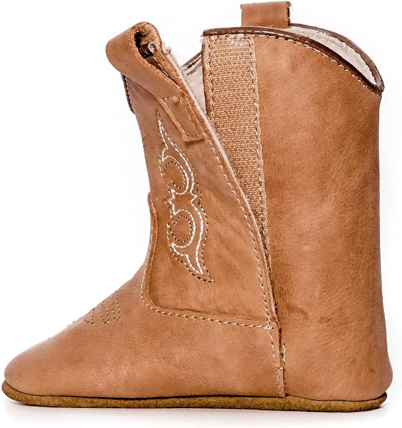 Real Leather Soft Sole Cowboy Boots for Baby Infant Toddler Boys Girls Newborn Crib Prewalkers Or Special Occasion