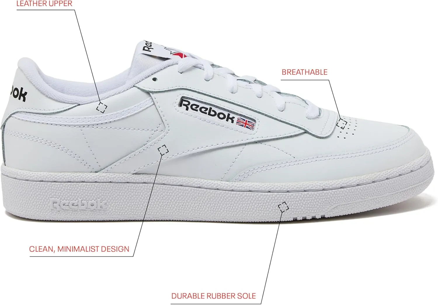 Reebok Men's Club C 85 Tennis Sneaker