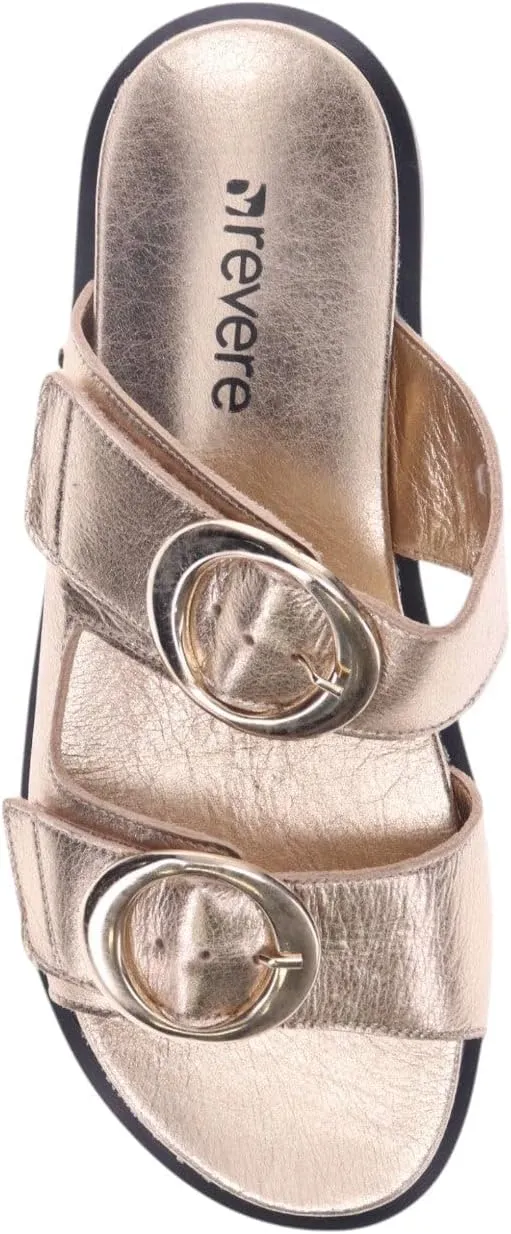 Revere Mermaid Women’s Sandals - Stylish, Adjustable 2 Strap Slide with Premium Cushioning and Arch Support - Lightweight & Shock-Absorbing for All Day Wear