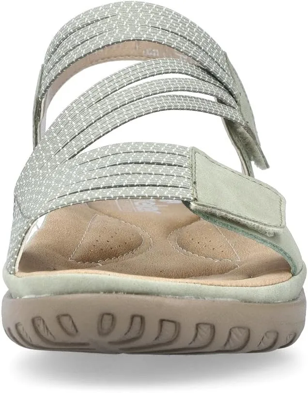 Rieker 64870 Franja Women's Strap Sandals – Comfortable Lightweight Hiking Footwear with Adjustable Hook and Loop Closures, Flexible Sole for Everyday Wear
